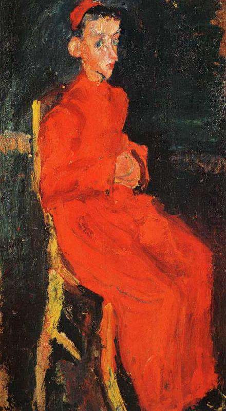 Seated Choirboy, Chaim Soutine